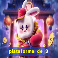 plataforma de 3 reais jogo